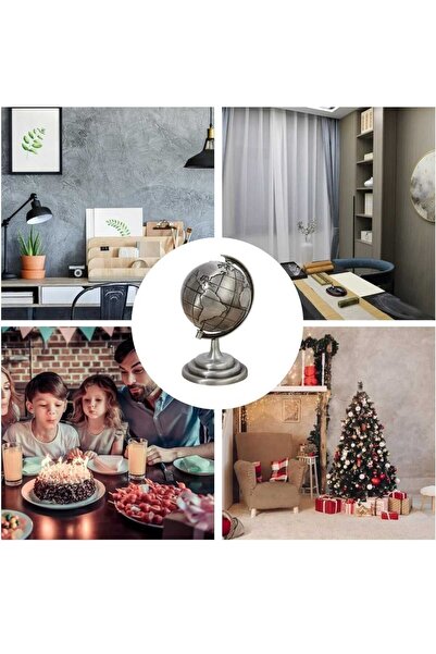 mr shopping Süsleme Demir Dünya Küre Öz Küre Demir Dönen Küre Dekor Salas De Casa Için Decoracione