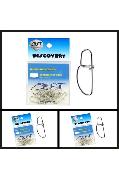 Uygunayakala Suitable-Catch 10 Pieces Dft Cjs032 Duo Lock Nickel Clip No:4-DON.003