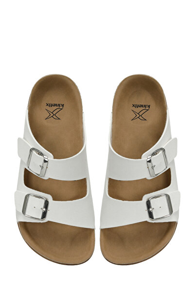 Kinetix Γυναικείες παντόφλες LAYSIA 4FX Λευκές