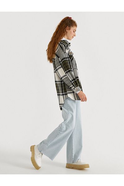 Koton Women's Bleach Jeans 2KAK47203MD