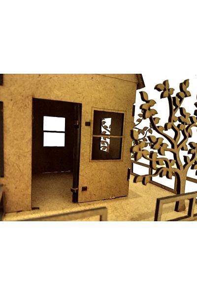 TLR hobi Wooden House Model Tree House