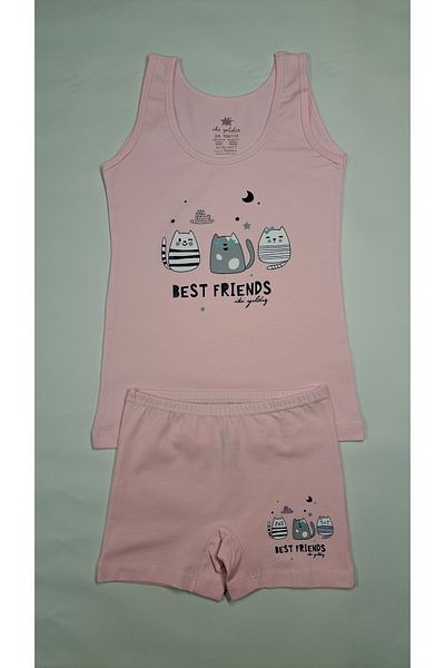 İki Yıldız Set boxer pentru fete sportive
