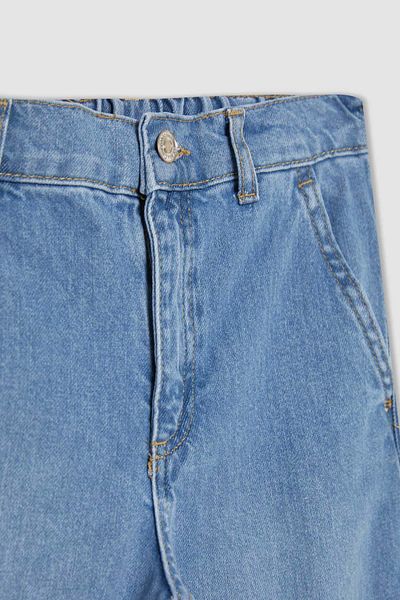 DeFacto Pantaloni de jeans pentru fetiță cu picioare largi B9821a824sm