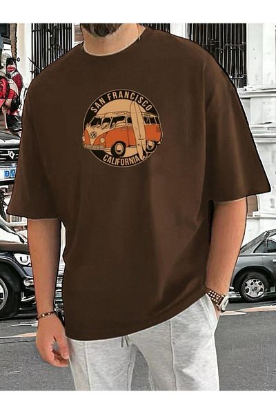 BENROMA SAN FRANCISCO PRINTED OVERSIZE UNISEX TEE