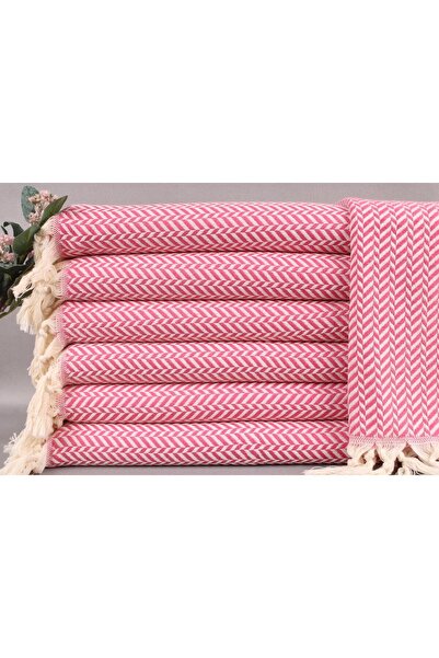 Kayra Export Peştemal Fuşya Pamuk Küçük Boy Peşkir 45x90 Cm Küçük Peşkir
