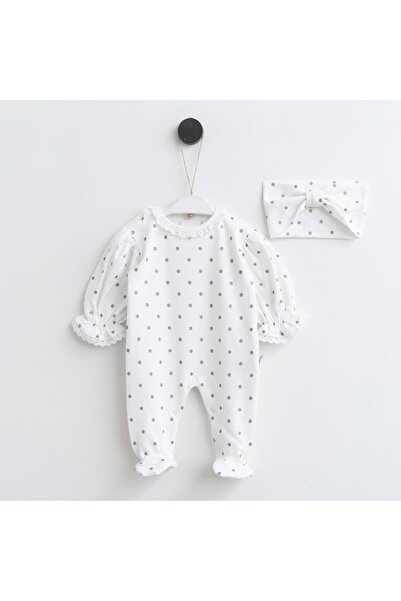 Mert Baby Little Polka Dot Glitter Balloon Sleeve Jumpsuit
