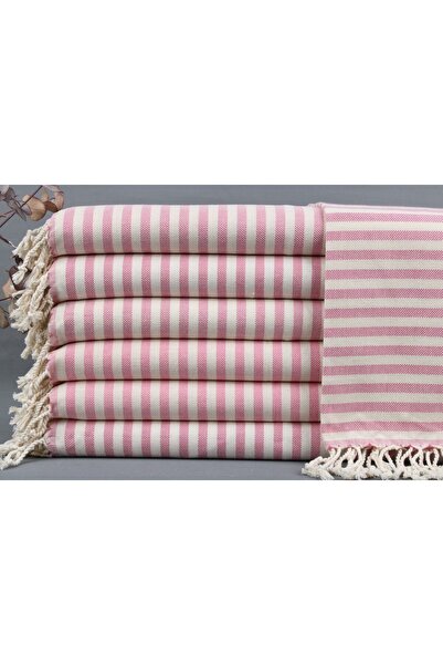 Kayra Export Peştemal Pembe El Peştemal Küçük Boy 60x100 Cm Pamuk Peşkir Hama...