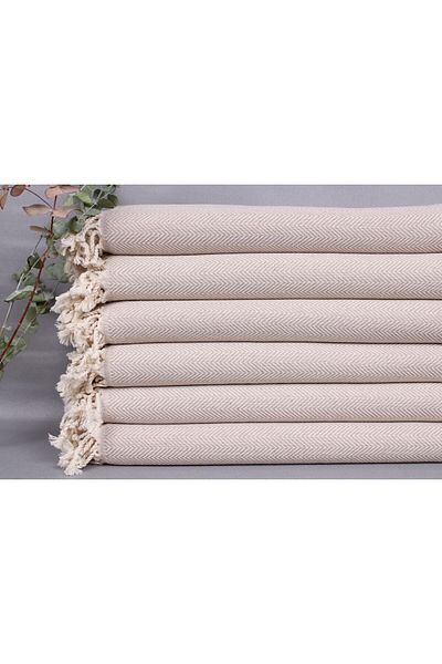 Kayra Export بيشتيمال بيشتيمال بيج فاتح 100x180 سم قطن بيشتيمال