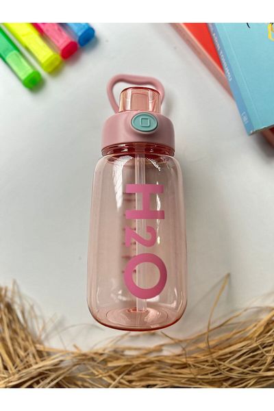 Tohana H20 Colorful Polycarbonate Sports Sports Water Bottle with Straw Children's Junior Water Bottle Water Bottle Water Bottle 1000ml
