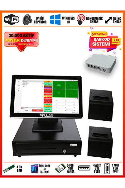 POS START Restaurant Barkod Sistemi | Uygun Set