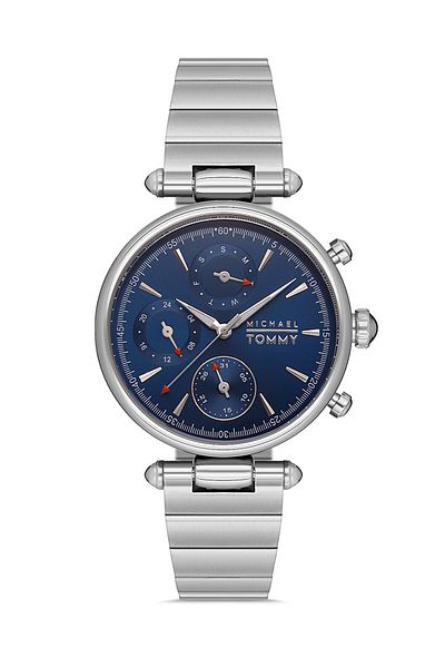 MICHAEL TOMMY Steel Women's Watch Mt-20258L-Bbl73