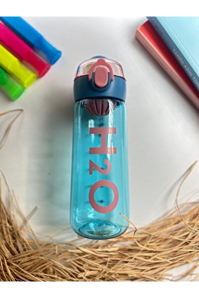 Tohana H20 Colorful Detox Polycarbonate Sports Water Bottle with Straw Children's Junior Water Bottle Water Bottle Water Bottle 660ml