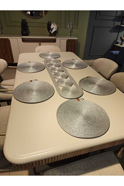 BHR Creative İşlemeli Supla Runner Seti, Supla, Runner, Amerikan servis