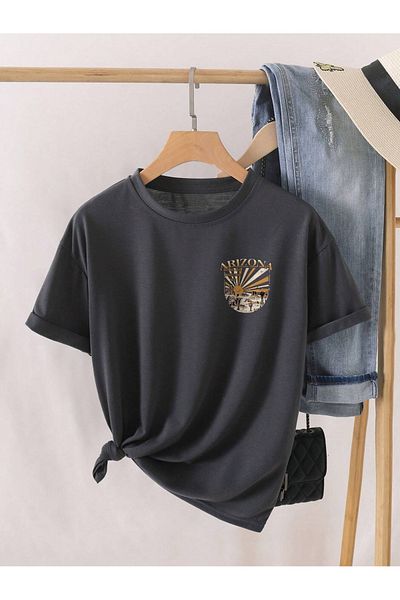 trendgar fume arizona Τυπωμένο unisex μπλουζάκι