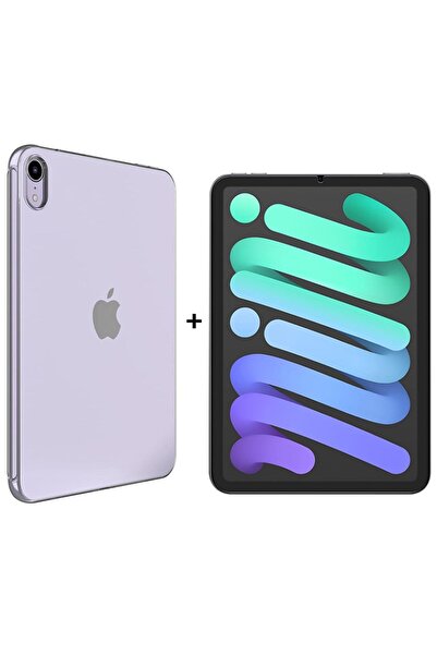 UKSCASE Ipad Mini 6 (2021) ve 7 (2024) (8.3'') Uyumlu Şeffaf Silikon Kılıf Ve...