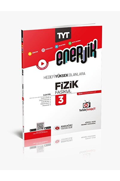 Karaağaç Yayıncılık 2023 Enerjik TYT Fizik Fasikülleri - 3 / Kolektif / Karaa...