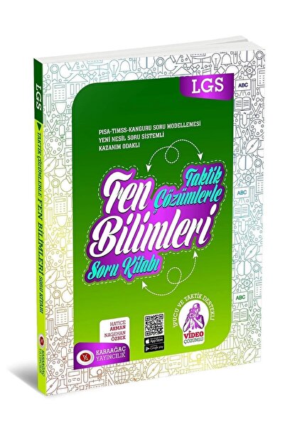 Karaağaç Yayıncılık 2023 Taktik Çözümlerle Lgs Fen Bilimleri Soru Kitabı