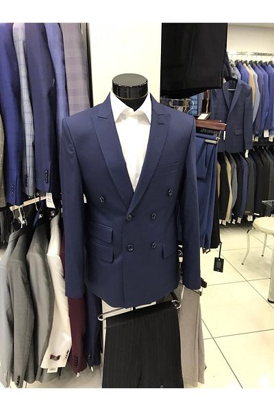 MASSARO Double-breasted Vest Suit