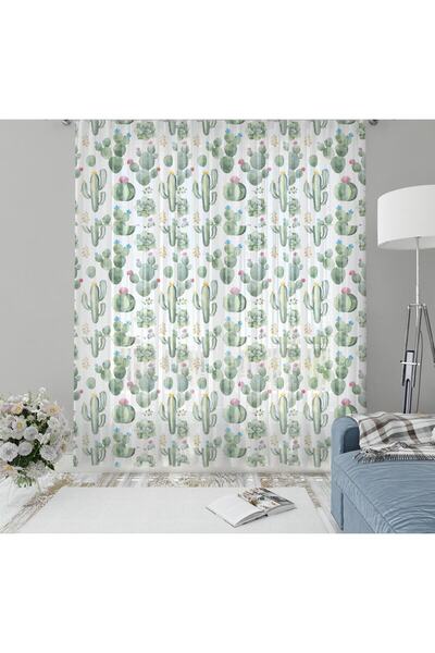 Evmila Çocuk Odası Desenli Tül Perde