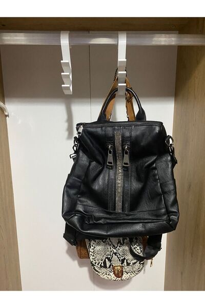 Devotech Çanta ve Elbise Askısı 2’li Set Pratik Banyo ve Dolap Düzenleyici