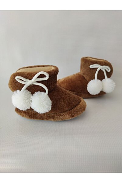 Bebekmağazam Unisex Kids Beige Slippers