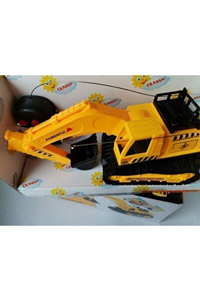 TOPROCKSTORE Oyuncak Kepçe Uzaktan Kumandalı Ileri Geri Tam Dönüş Işıklı Sesli Boyu 22 cm Pilli
