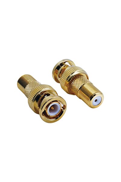 BNC Erkek - F Dişi Konnektör - Gold