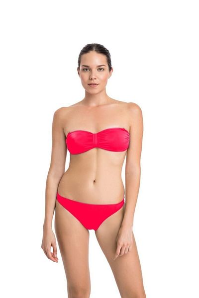 Dagi Orangefarbenes Single-Bikini-Unterteil mit Mittelkante