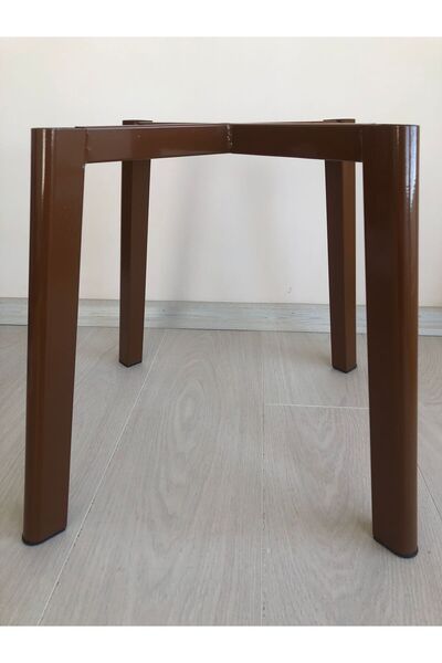 KARAKOÇ METAL, 40 CM KAHVE RENGİ STATİK BOYALI D SANDALYE AYAĞI (2 ADET)