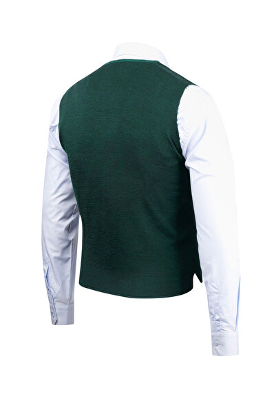 Çizgi Triko Men's Buttoned Sports / Classic Knitwear Knitted Sleeveless Vest