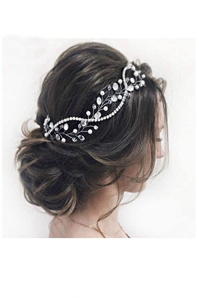 bbays new trend Coroană de mireasă de cristal, agrafă de păr de mireasă cu du...
