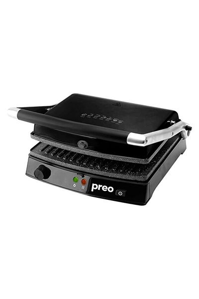 Preo Ptg05 2000W 6 Toast Capacity Black Toaster with Cast Plate