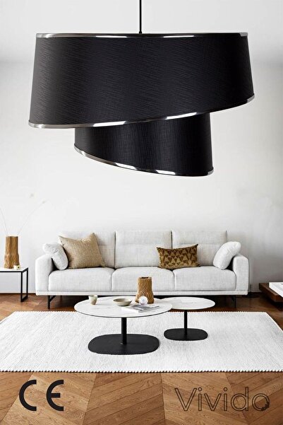 Vivido Abajur Siyah Orion Avize