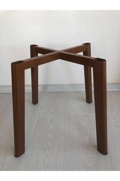 KARAKOÇ METAL, 40 CM KAHVE RENGİ STATİK BOYALI D SANDALYE AYAĞI (2 ADET)
