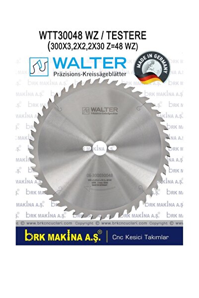 WALTER Ağaç Testere 300x48 (MADE İN GERMANY)