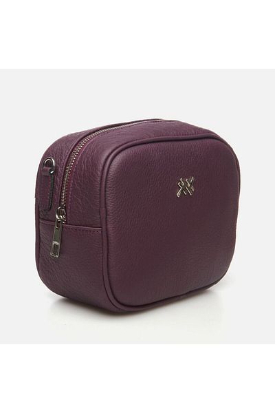 Hotiç Geantă mini (crossbody) pentru femei din piele naturală violet