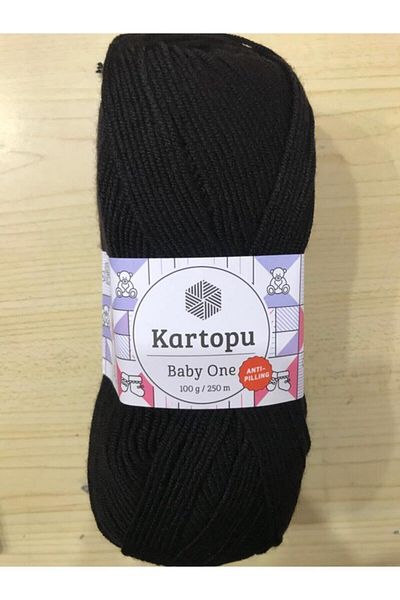 Kartopu Baby One 100% Anti-pilling Βρεφικό Μαλλί K940-μαύρο