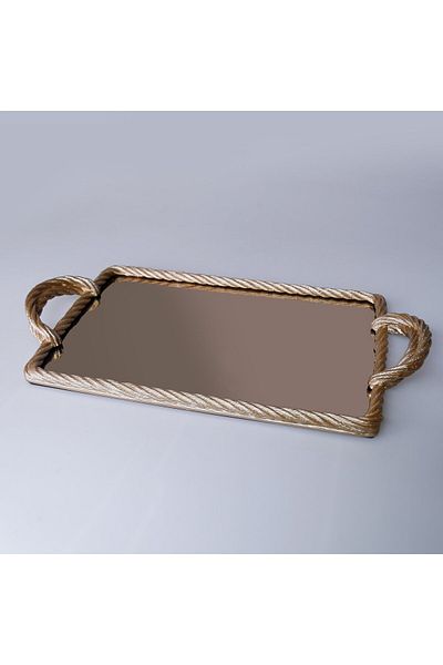 Selim Nexus Mirrored Tray Mink