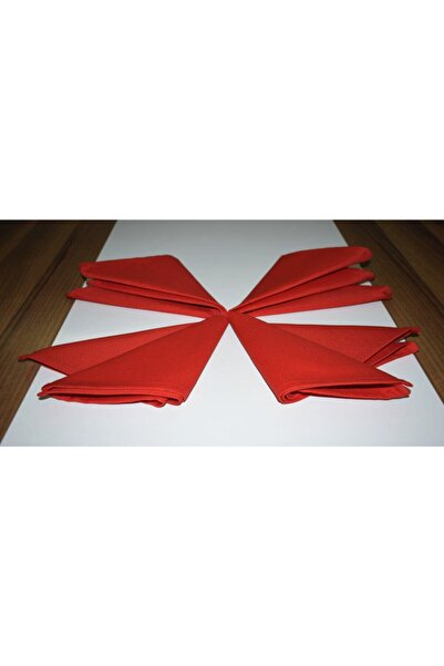 paris in paris 4 bucăți șervețele de serviciu din țesătură roșie țesătură de in de rață de prima calitate (țesătură fără grad)