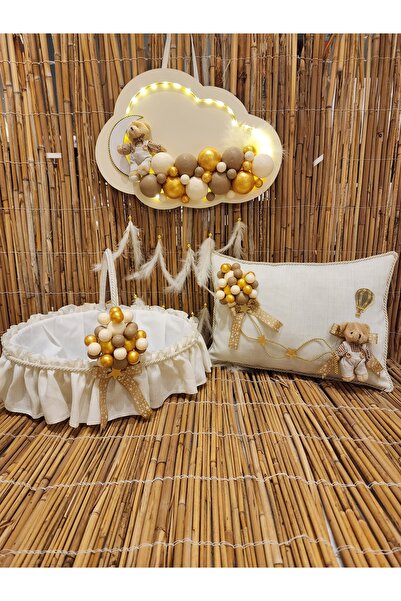 HD Different Kapı Süsü + Yastık + Sepet Komple Set