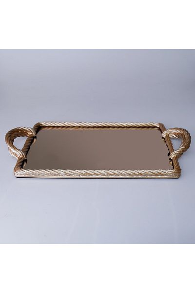 Selim Nexus Mirrored Tray Mink