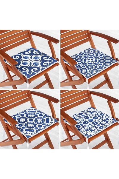 Nish & Royal Set de perne pentru scaune moderne, cu fermoar, cu model geometr...