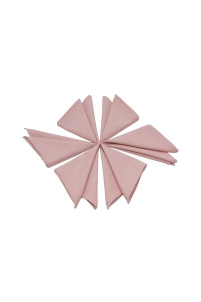 paris in paris 6 bucăți țesături de culoare pudră șervețele de servire pentru prezentare țesătură de in de rață de calitate 1 (țesătură fără degete)