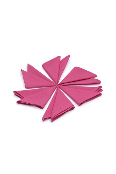 paris in paris 6 bucăți țesătură de culoare fuchsia șervețele de serviciu pentru prezentare țesătură de in de rață de calitate 1 (țesătură fără degete)