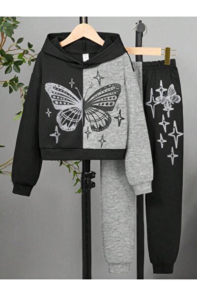 Machetta Дитячий двоколірний комплект білизни з принтом метелика