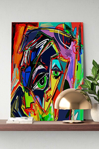 PrintiesPlus Colorfull Van Gogh Duvar Kanvas Tablo