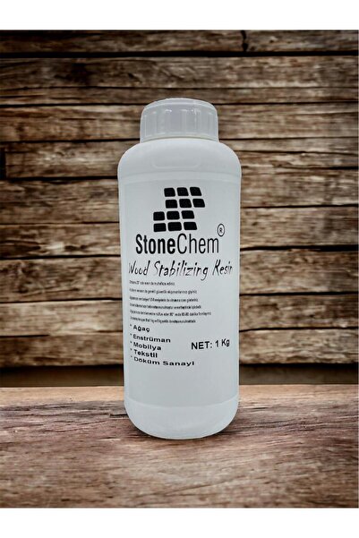 stonechem Ahşap Stabilize Emprenye Reçinesi 1 Kg – Derin Nüfuz Edici Stabiliz...