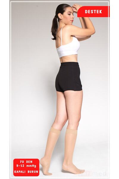 Varimed 2111 Varimed Glamour 70 Den Diz Altı Kapalı Burun Destek Çorabı