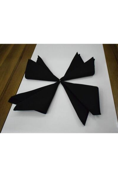 paris in paris 4 bucăți șervețele de serviciu din țesătură neagră țesătură de in de rață de prima calitate (țesătură fără grad)