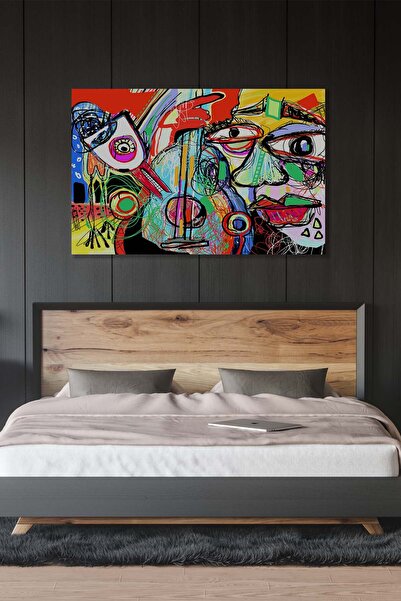 PrintiesPlus Colorfull Van Gogh Duvar Kanvas Tablo 9